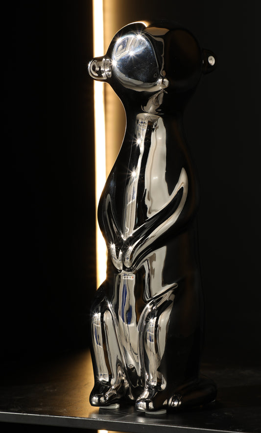 Metallic wildlife accent I Styling piece