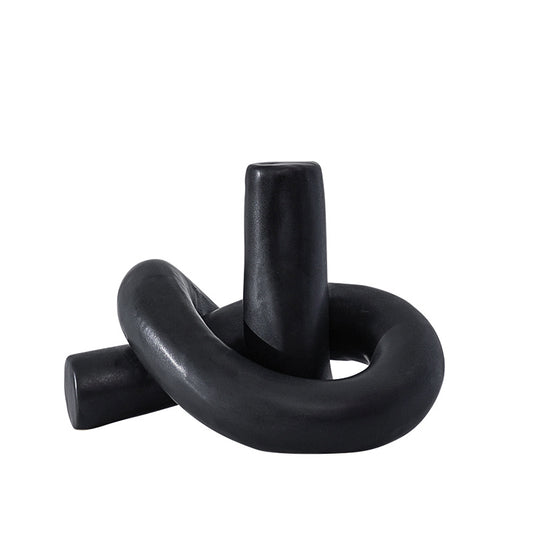 Twisted by nature, refined by artistry I Styling piece (Black)