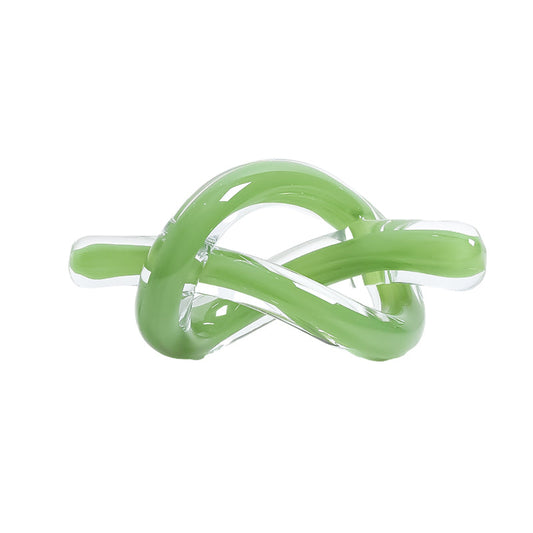 Simplicity knotted in perfection I Styling piece (Green)