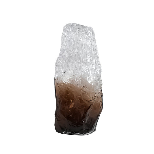 Earthy elegance meets frosted artistry I Vase (Large)