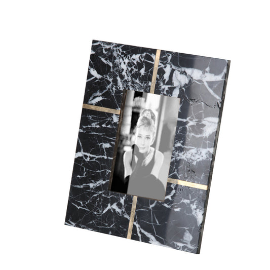 Framed in marble, cherished forever I Picture frame