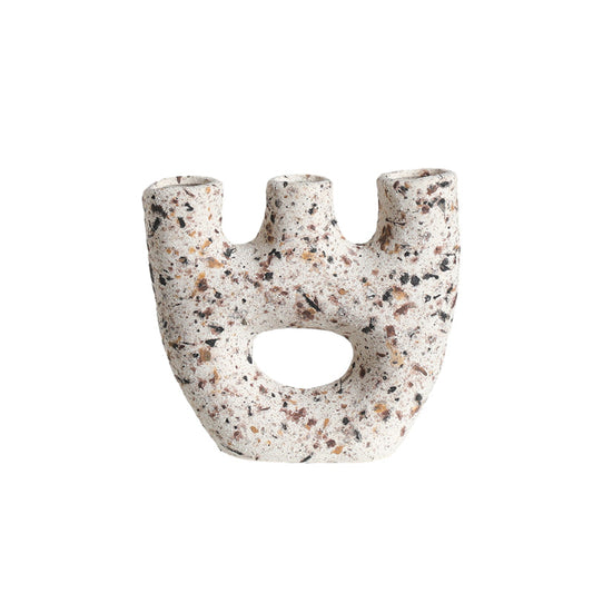 A fusion of raw texture and delicate beauty I Vase