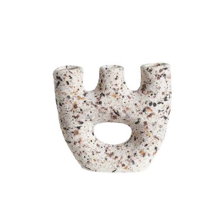 A fusion of raw texture and delicate beauty