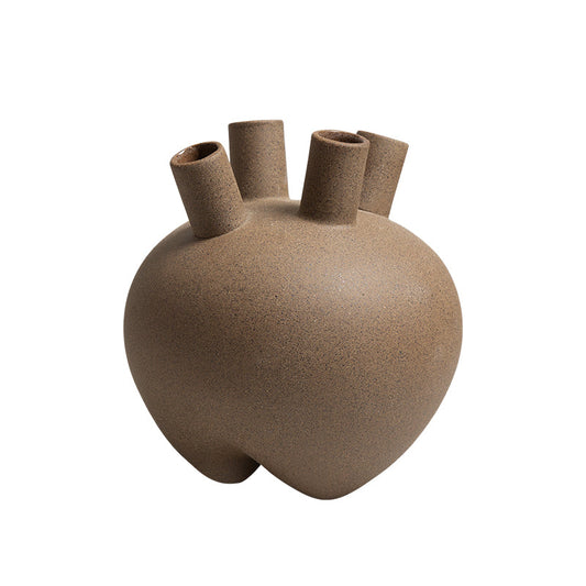 Designed to admire from all sides I Vase (Brown)