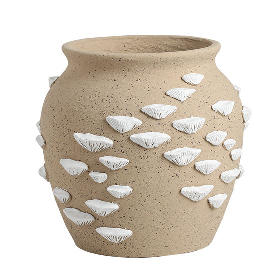 Beachy elegance, sculpted to perfection I Pot (Large)