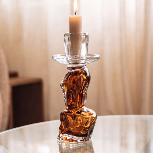 Sculptural vertical form (Small) I Candle holder