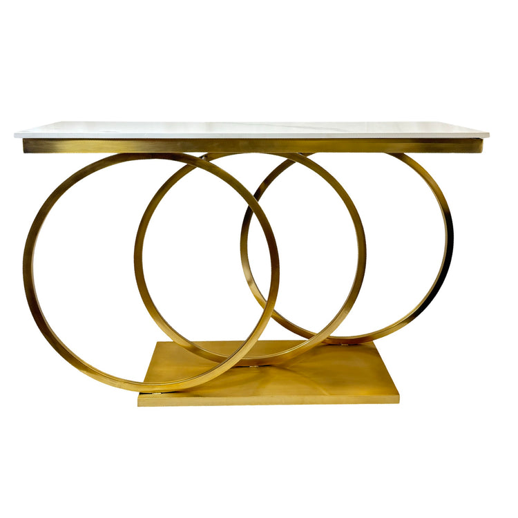 Compact and classy, console
