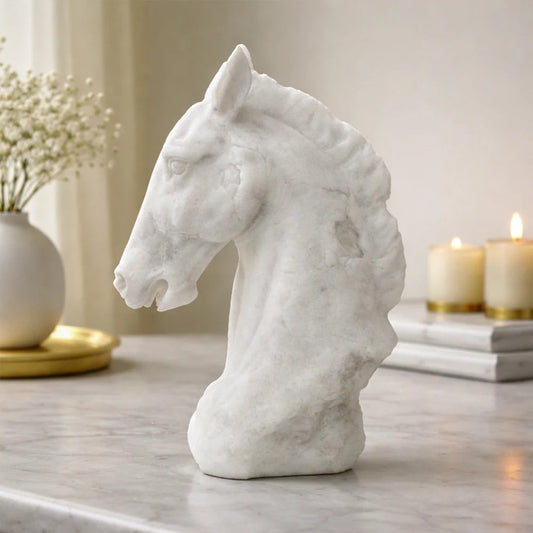 Modern horse bust I Styling piece