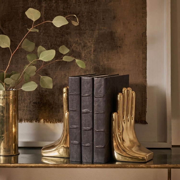 Minimal gold gesture I Bookend