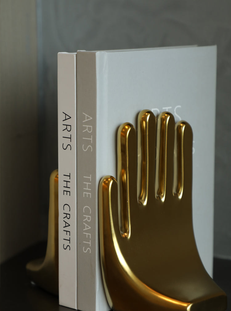 Minimal gold gesture I Bookend