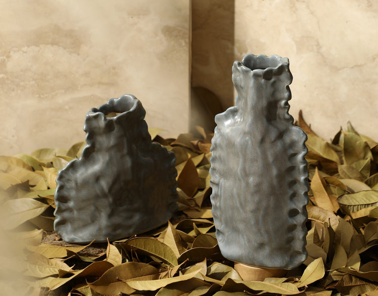 Organic ripple accent (Large) I Vase