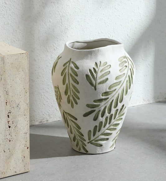 Organic leaf contour (Large) I Vase