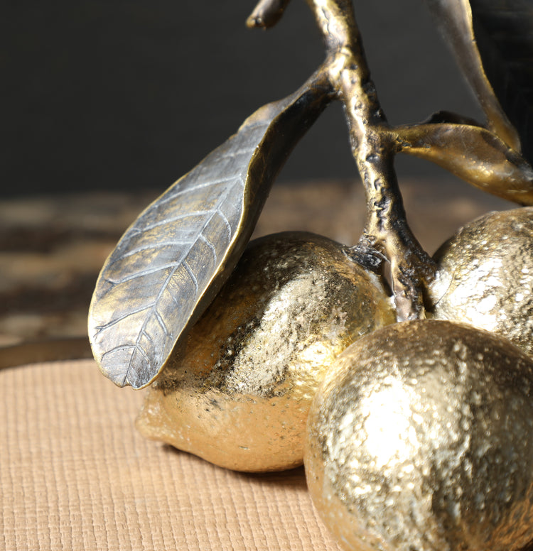 Golden citrus accent I Ornament