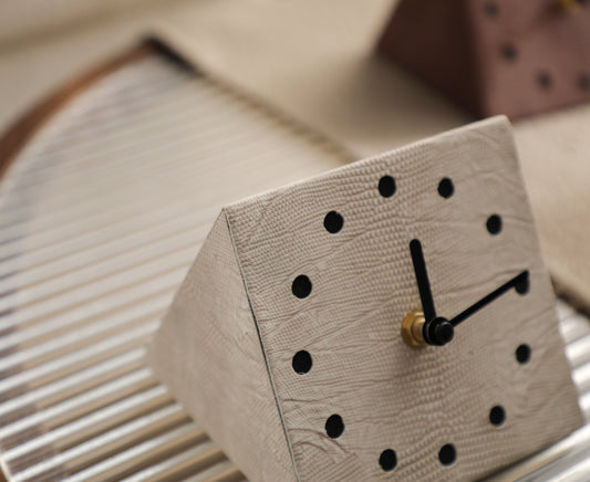 Modern geometry meets timeless function I Clock
