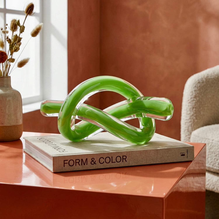 Simplicity knotted in perfection I Styling piece (Green)