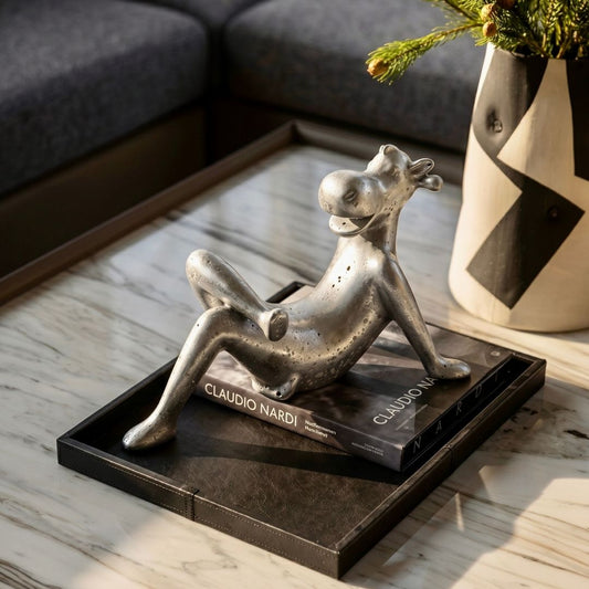 Playful lounging figure I Styling piece