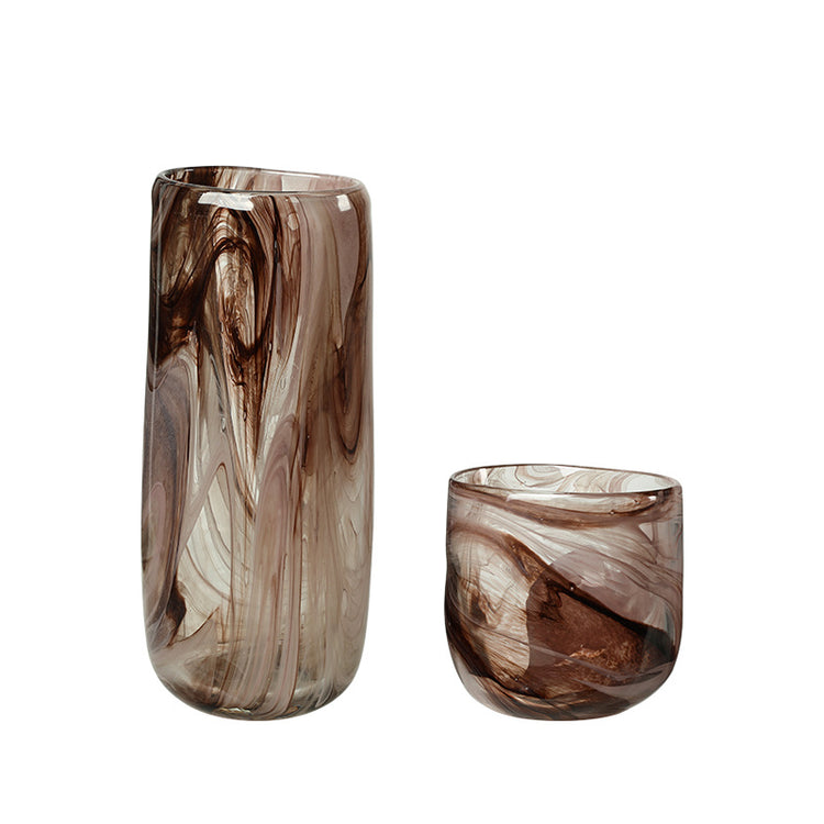 Fluid brown silhouette (Small) I Vase