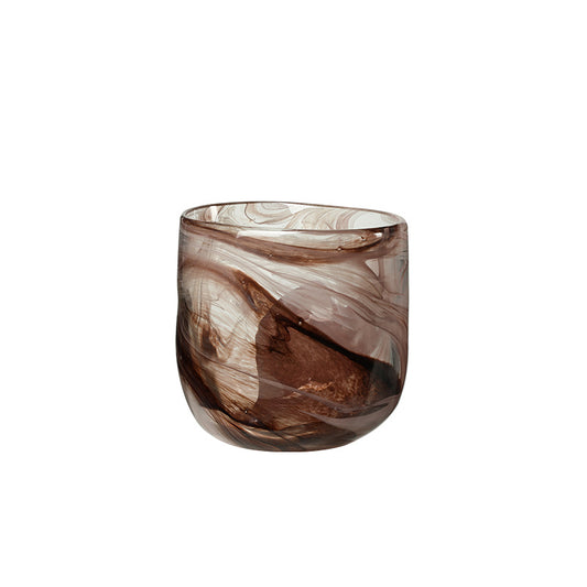 Fluid brown silhouette (Small) I Vase