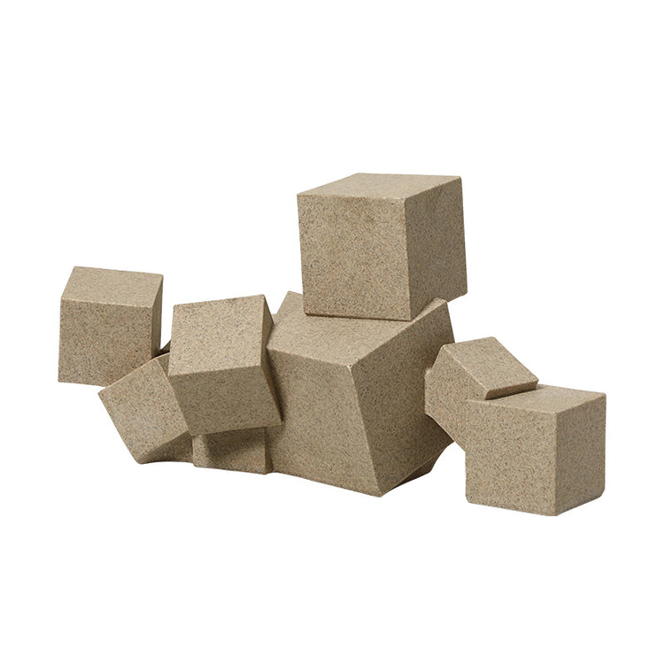 Geometric stacked forms I Styling piece
