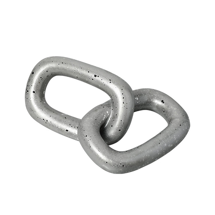 Interlocked sculptural loops I Styling piece