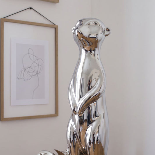 Metallic wildlife accent I Styling piece