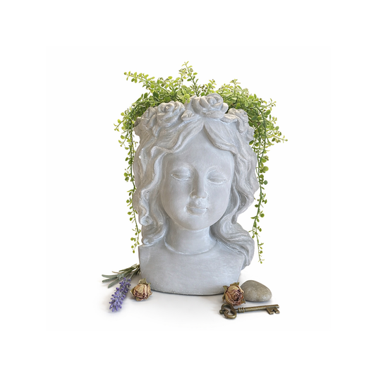 Sculptural face pot I Planter