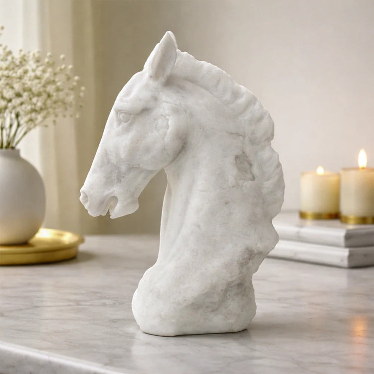 Modern horse bust I Styling piece